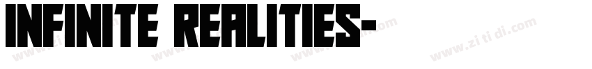infinite realities字体转换